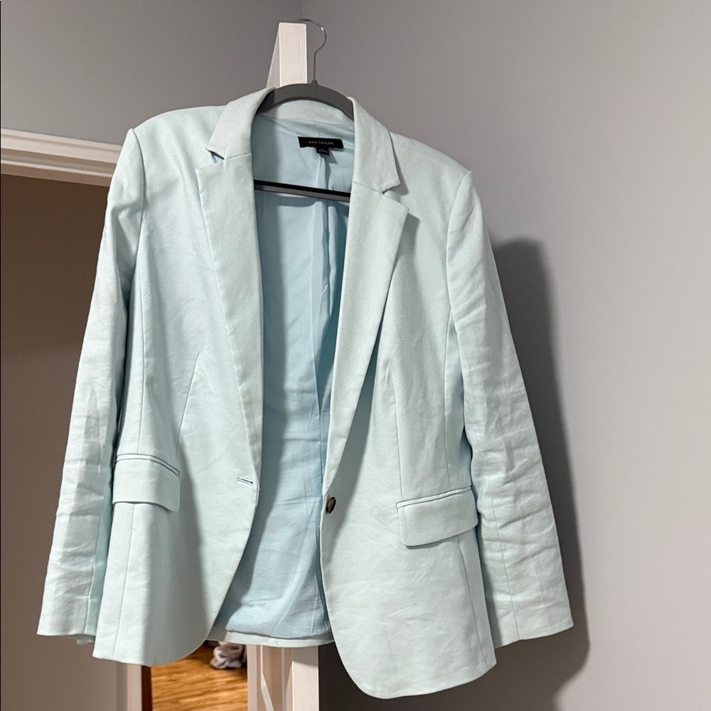 Ann Taylor Soft Blue Women's Blazer